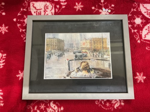 Vintage art gallery print - gallery,